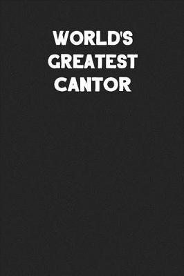 Book cover for World's Greatest Cantor