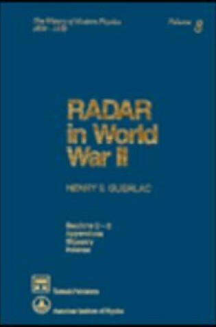 Cover of Radar in World War II