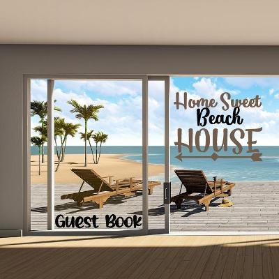 Book cover for Home Sweet Beach House-Guest Book