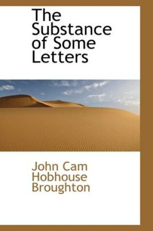 Cover of The Substance of Some Letters