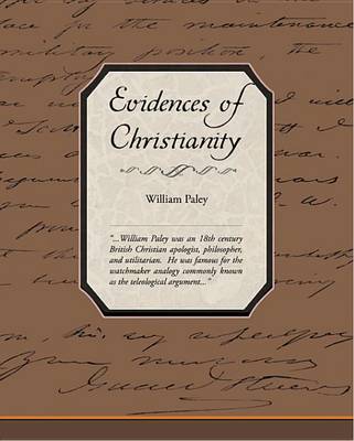 Book cover for Evidences of Christianity (eBook)