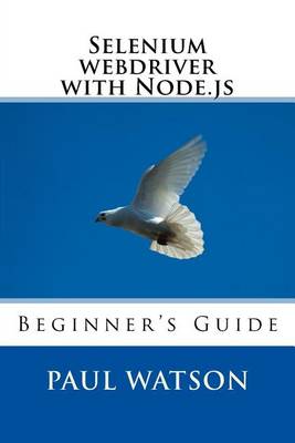 Book cover for Selenium webdriver with Node.js
