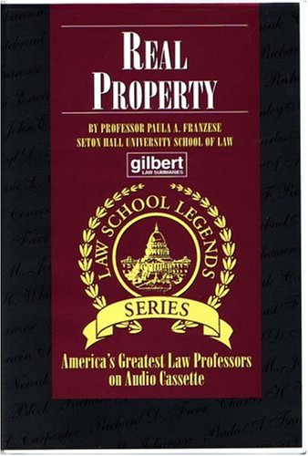 Book cover for Gilbert Law Legends Real Prope