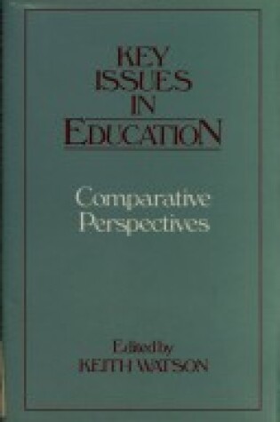 Cover of Key Issues in Education