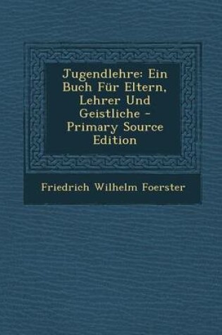 Cover of Jugendlehre