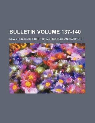 Book cover for Bulletin Volume 137-140