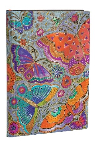 Cover of Flutterbyes Mini Lined Softcover Flexi Journal (176 pages)