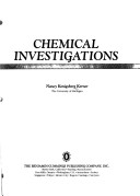 Cover of Chemical Investigations