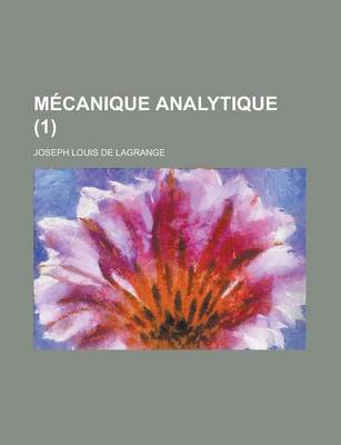 Book cover for Mecanique Analytique (1 )