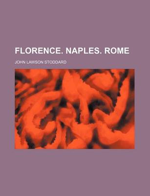 Book cover for Florence. Naples. Rome