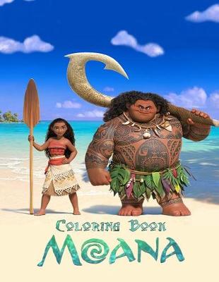 Book cover for Moana Coloring Book