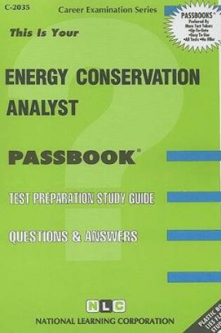 Cover of Energy Conservation Analyst