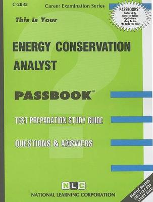 Book cover for Energy Conservation Analyst