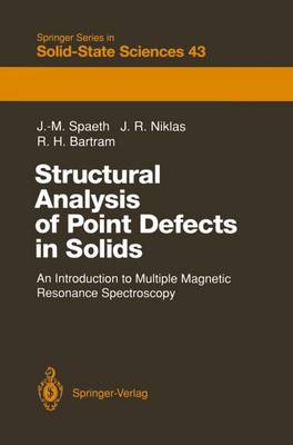 Cover of Structural Analysis of Point Defects in Solids