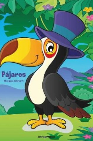 Cover of Pájaros libro para colorear 5