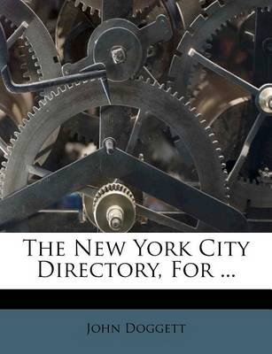 Book cover for The New York City Directory, for ...