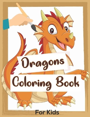 Book cover for Dragons Coloring book For kids