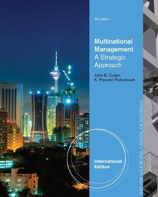 Book cover for Multinational Management, International Edition