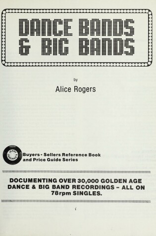 Cover of Dance Bands & Big Bands