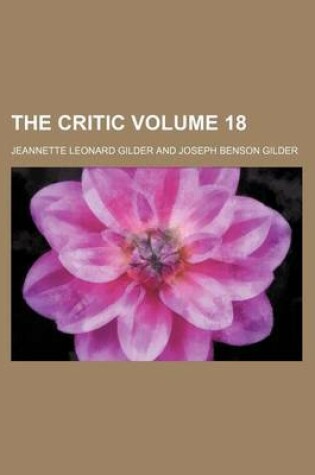 Cover of The Critic Volume 18