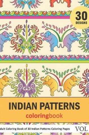 Cover of Indian Patterns Coloring Book
