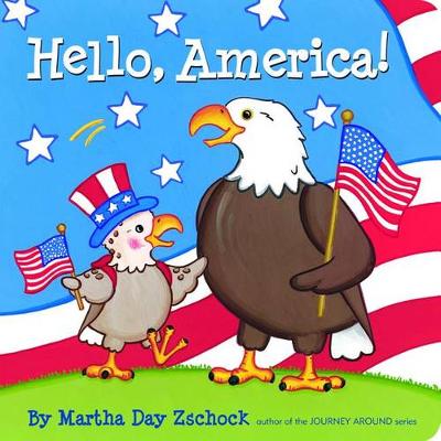 Book cover for Hello, America!