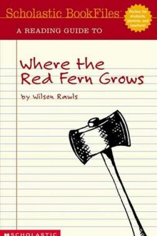 Cover of A Reading Guide to Where the Red Fern Grows by Wilson Rawls