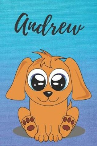 Cover of Andrew dog coloring book / notebook / journal / diary