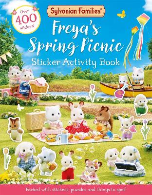 Book cover for Sylvanian Families: Freya's Spring Picnic Sticker Activity Book