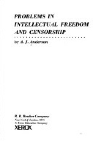 Cover of Problems in Intellectual Freedom and Censorship