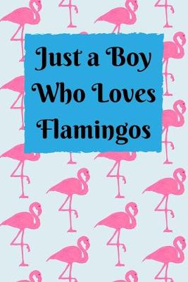 Book cover for Just a Boy Who Loves Flamingos