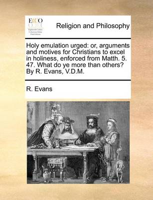 Book cover for Holy emulation urged