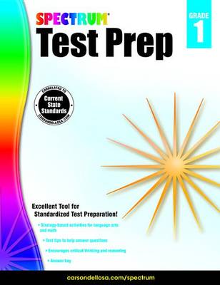 Book cover for Spectrum Test Prep, Grade 1