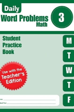 Cover of Daily Word Problems Math, Grade 3 Student Workbook