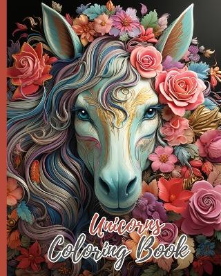 Book cover for Unicorns Coloring Book For Kids