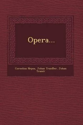 Cover of Opera...