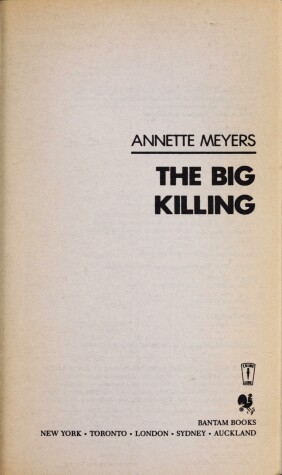 Book cover for The Big Killing