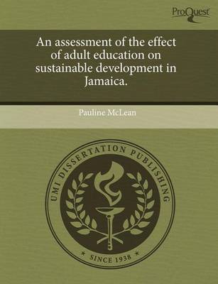 Book cover for An Assessment of the Effect of Adult Education on Sustainable Development in Jamaica