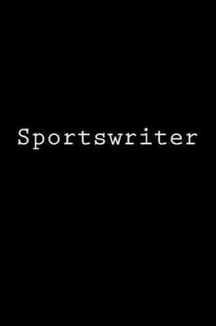 Cover of Sportswriter