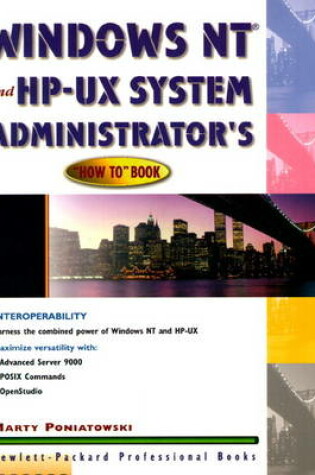 Cover of Windows NT and HP-UX System Administrator's "How-To" Book