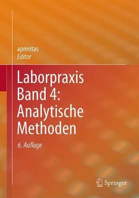 Cover of Laborpraxis Band 4: Analytische Methoden