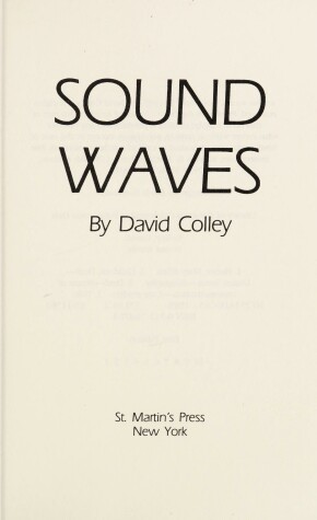 Book cover for Sound Waves