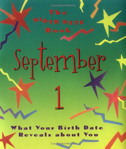 Book cover for The Birth Date Book September 1