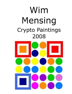 Book cover for Wim Mensing Crypto Paintings 2008