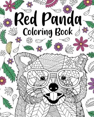 Book cover for Red Panda Coloring Book