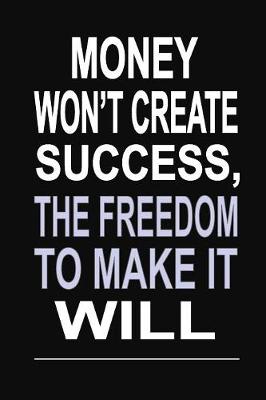 Book cover for Money Won't Create Success, the Freedom to Make it Will