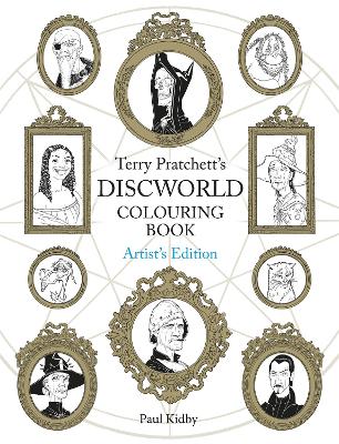 Book cover for Terry Pratchett's Discworld Colouring Book: Artist's Edition