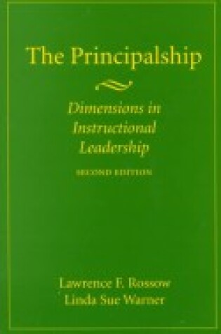 Cover of The Principalship