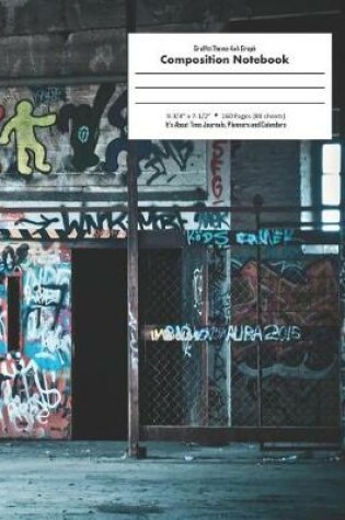 Cover of Graffiti Theme 4x4 Graph Composition Notebook