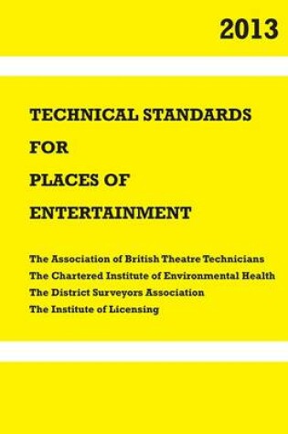 Cover of Technical Standards for Places of Entertainment